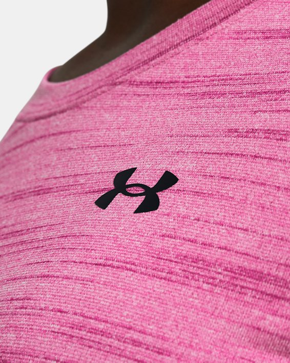 Women's UA Tech™ Tiger Short Sleeve, Pink, pdpMainDesktop image number 2